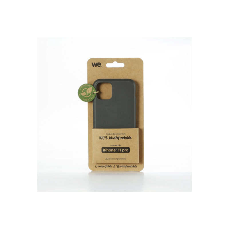 WE Coque de protection BIODEGRADABLE APPLE IPHONE 11 PRO Noir