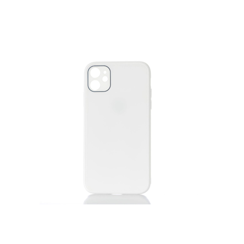 WE Coque de protection GLASS APPLE IPHONE 11 Blanc