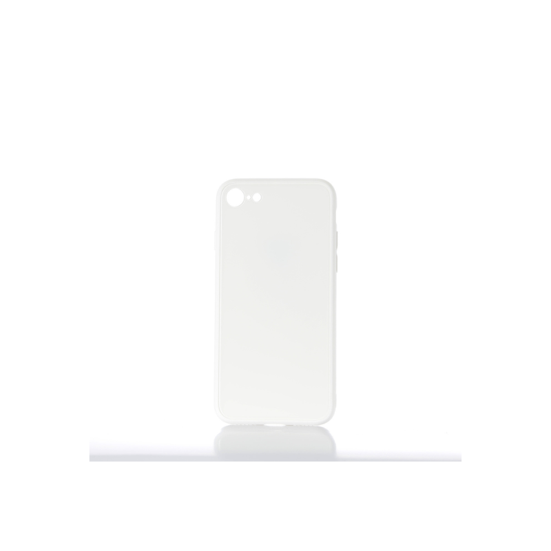 WE Coque de protection GLASS APPLE IPHONE 7/8/SE 2020 Blanc