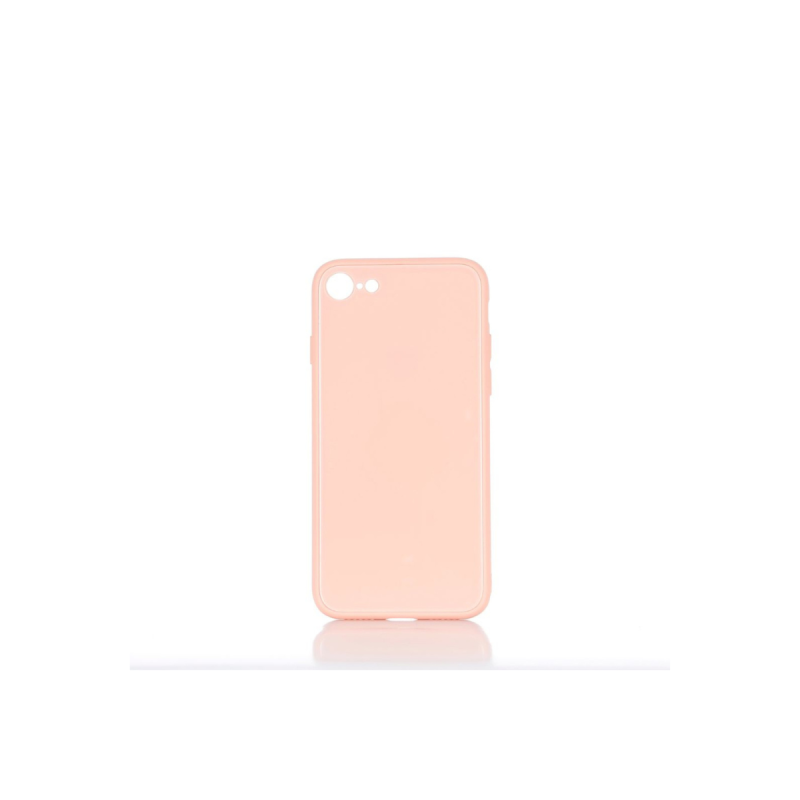 WE Coque de protection GLASS APPLE IPHONE 7/8/SE 2020 Rose poudré