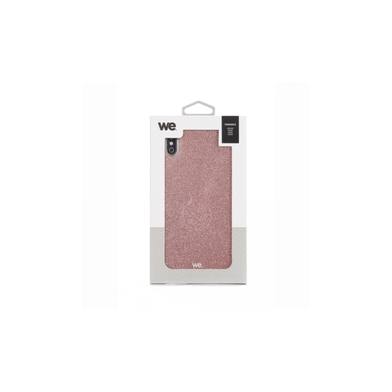 We coque de protection PAILLETTES APPLE IPHONE XS MAX Rose