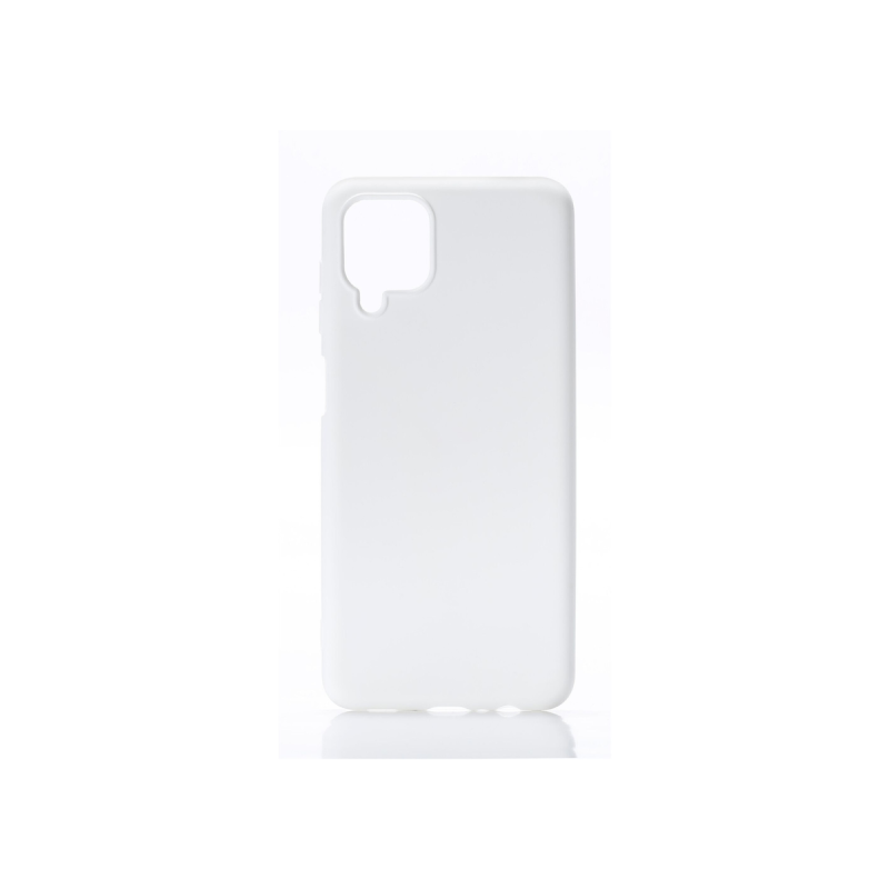 We Coque de protection SILICONE SAMSUNG GALAXY A12 Blanc