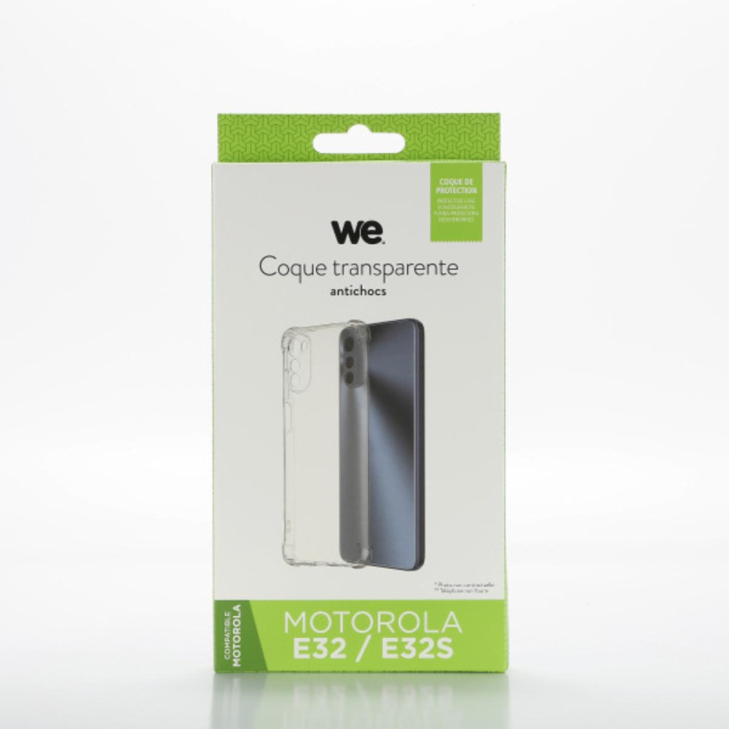 WE Coque de protection TPU MOTOROLA E32 / E32S Transparent