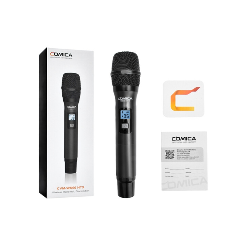 COMICA UHF Dual-channel Flexible Mini Wireless Microphone COMBO HTX