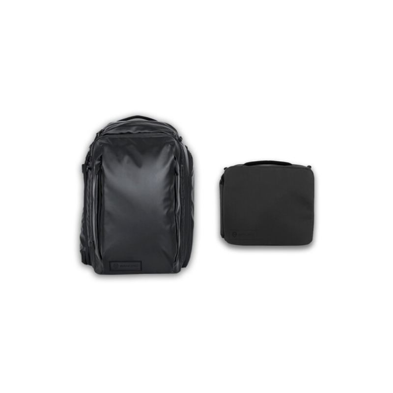 WANDRD Transit 35L Travel Backpack Black Essential Bundle