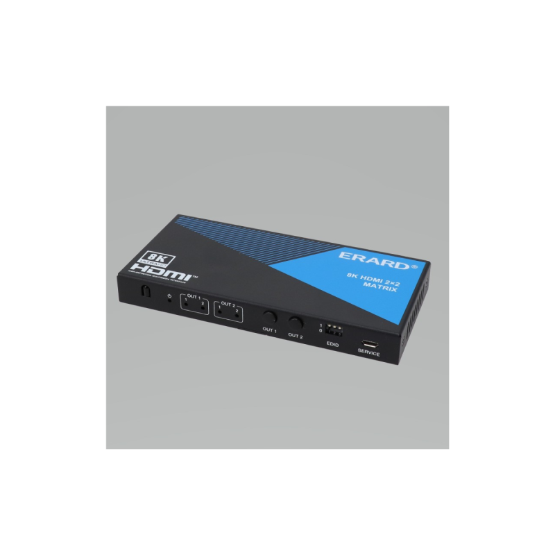 Matrice HDMI 2 vers 2 - 8K/60ips - 48 gbps - EDID