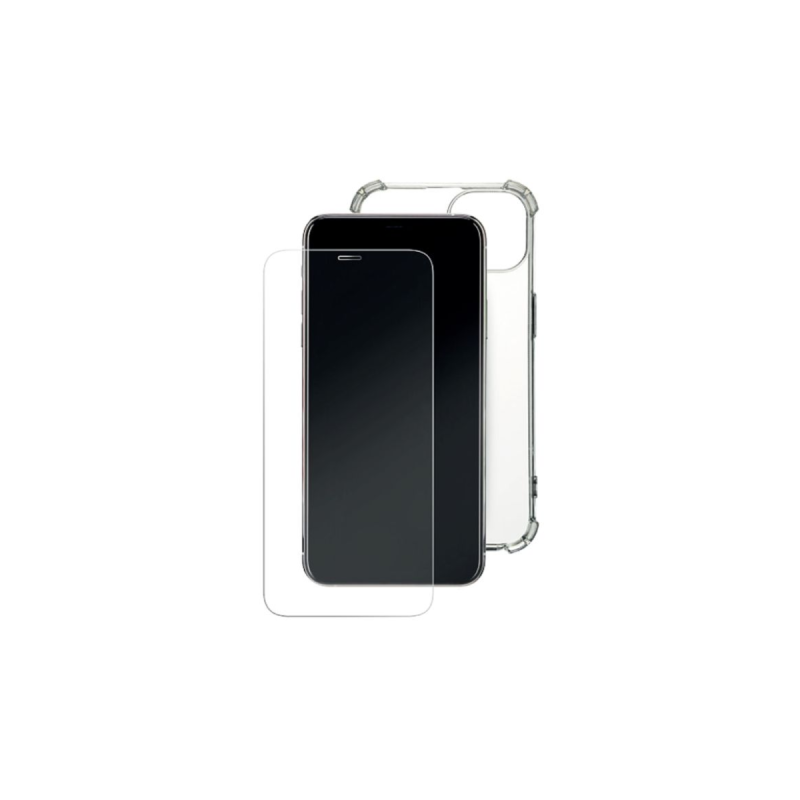 WE PACK verre trempé et coque de protection transparente IPHONE 11