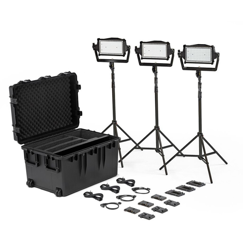 Litepanels Astra IP Half Traveler Trio GM&VM Kit (Standard Yoke, EU)