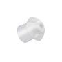 On Set Head Ear Bud - Round - White