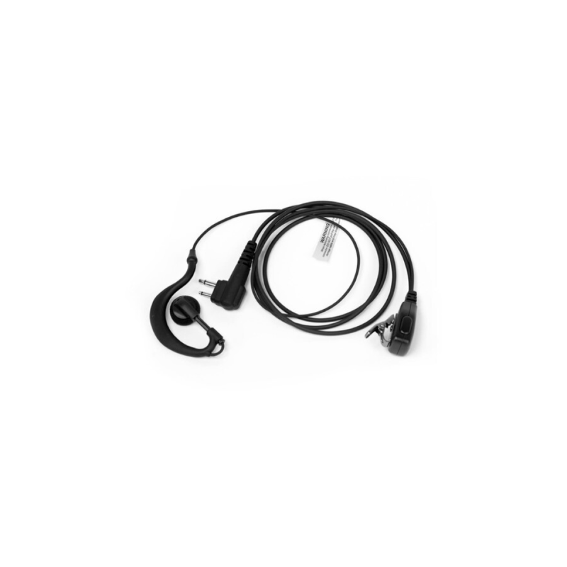 On Set Head G-Hook Black For Motorola G-Shaped Ear Hook Double Line