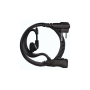 On Set Head G-Hook Black For Motorola G-Shaped Ear Hook Double Line