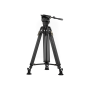 Tilta 75mm Cine Fluid Head 2-Stage One Touch Carbon Tripod Legs Gray