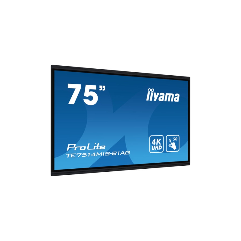 IIYAMA LFD 75" dalle VA anti-reflet 50 points 3840x2160 HPs 8 ms