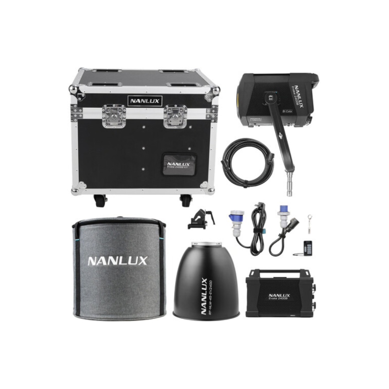 Nanlux Projecteur Evoke 2400B avec Flight Case et Reflecteur en sac