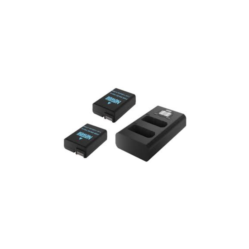 Newell Set 1x Newell DL-USB-C charger and 2x EN-EL14 for Nikon