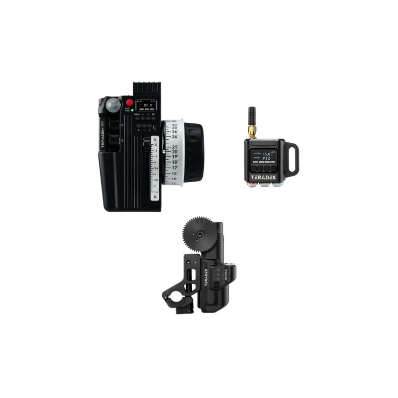 Teradek FIZ Wireless Lens Control Kit with CTRL.3, MDR.S & MOTR.S