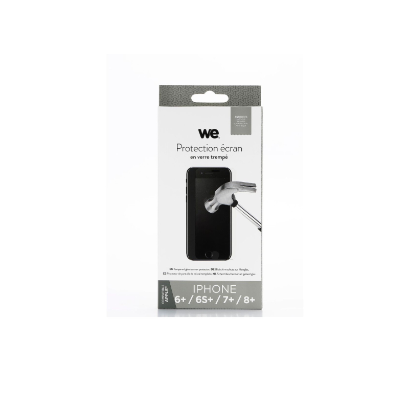 WE Verre trempé APPLE IPHONE 6+ / 6s+ / 7+ / 8+