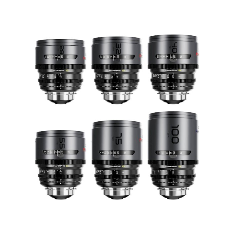 Dzofilm PAVO 6-lens set 28/32/40/55/75/100mm Neutral PL&EF (meter)