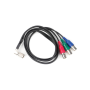 SmallHD 36" Hirose to BNC Composite (CVBS) Breakout Cable for DP7-PRO