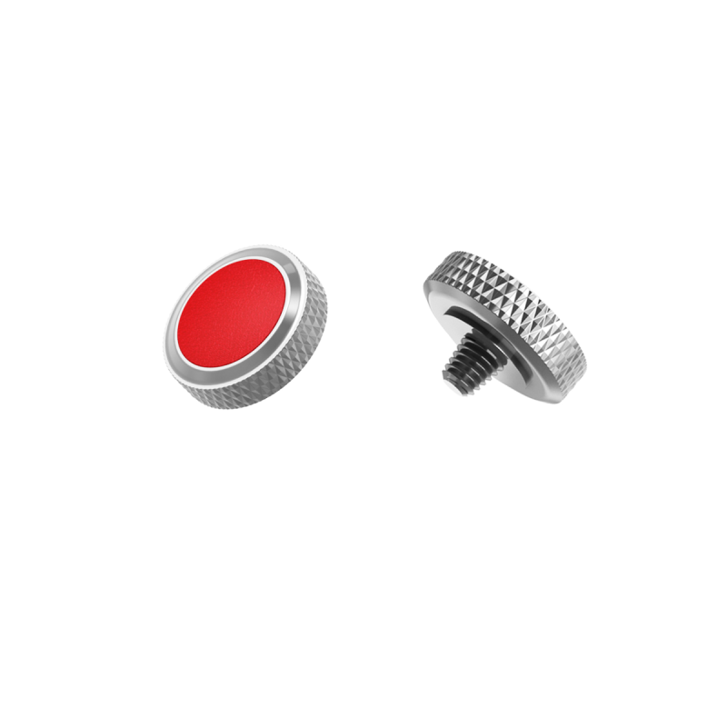 JJC - Bouton de déclenchement Silver-Rouge