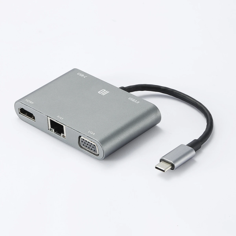 D2 Hub USB-C universel - 5 ports : USB 3.0 + USB-C