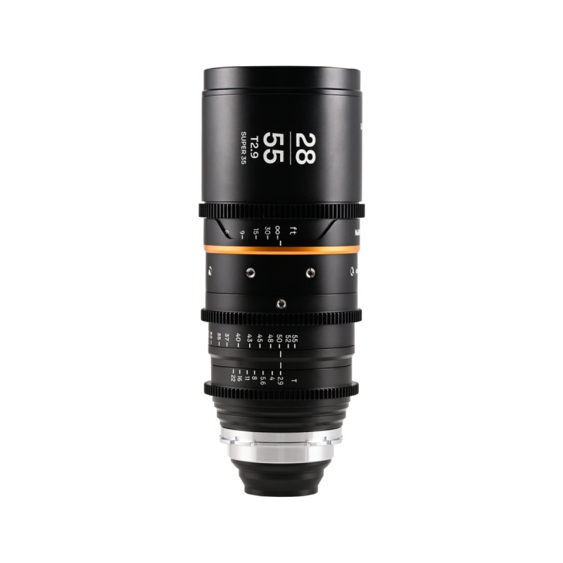 Laowa Nanomorph Zoom 28-55mm T2.9 1.5X Anamorphic (Amber) - Arri PL