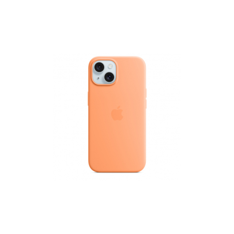 Apple Coque Iphone 15 avecMagSafe - Orange Sorbet