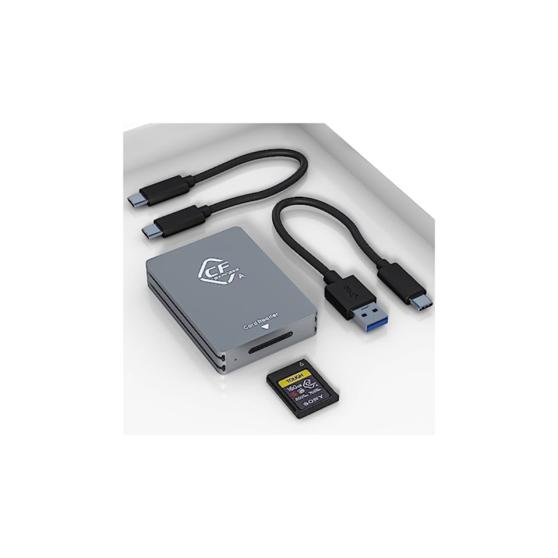 KERPIX Lecteur de cartes CF EXPRESS Type A 2 prises Type C USB 10Gbps