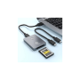 KERPIX Lecteur de cartes CF EXPRESS Type A 2 prises Type C USB 10Gbps