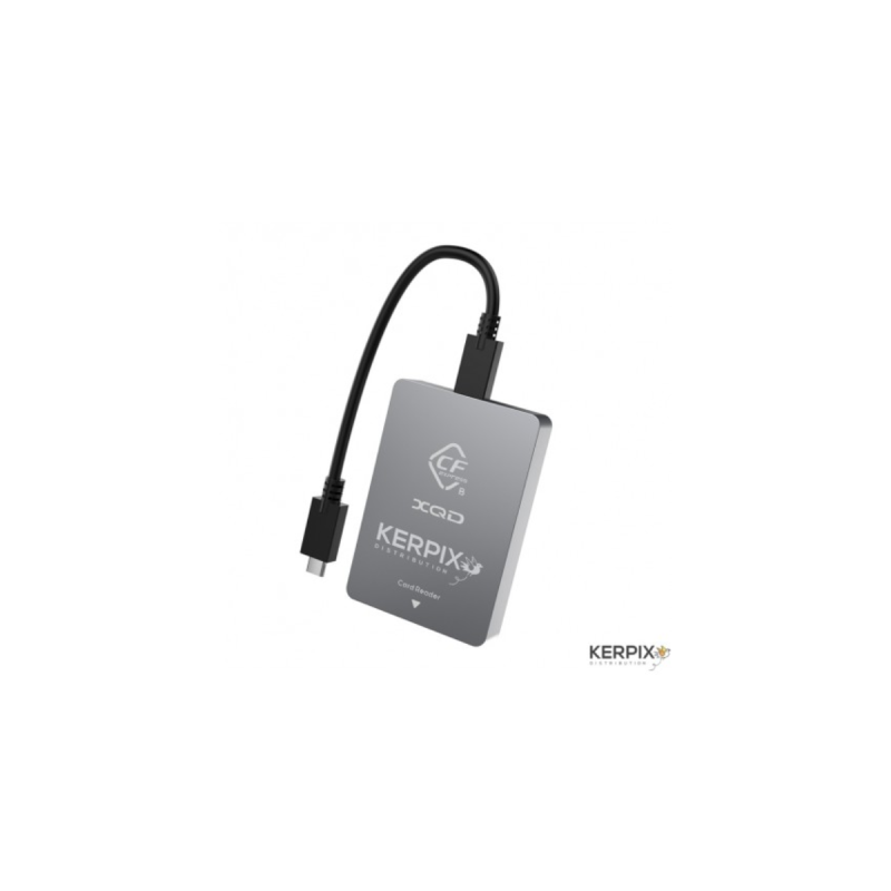 KERPIX Lecteur Cartes 2-en-1 CFExpress + SD 4.0 USB 3.2 G2 vertical