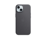 Apple Coque tissage fin Iphone 15 avec MagSafe - Black