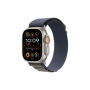 Apple Watch Ultra 2 GPS+Cell. 49mm Titane Blue Alpine Loop L