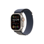 Apple Watch Ultra 2 GPS+Cell. 49mm Titane Blue Alpine Loop M