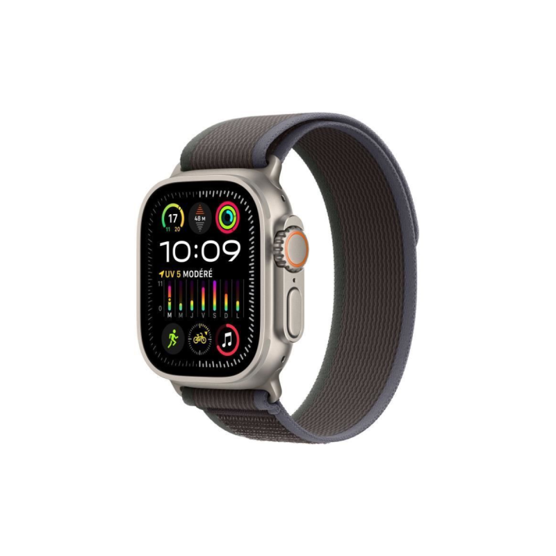 Apple Watch Ultra 2 GPS+Cell. 49mm Titane Blue/Black Trail Loop S/M