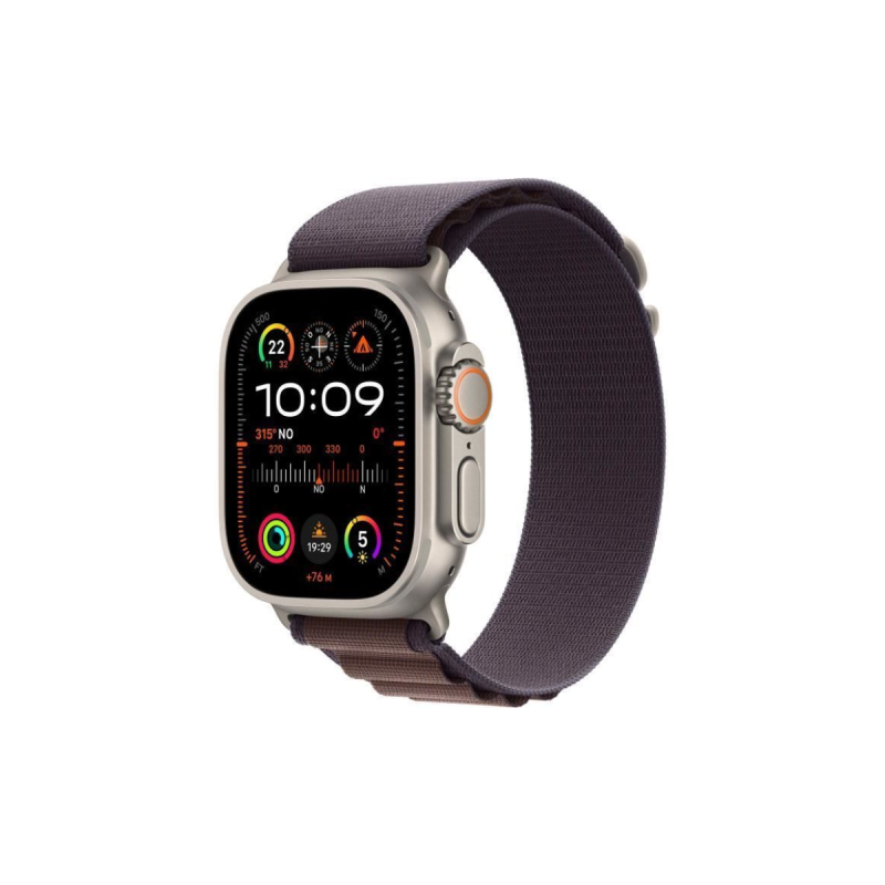 Apple Watch Ultra 2 GPS+Cell. 49mm Titane Indigo Alpine Loop L