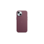 Apple Coque tissage fin Iphone 15 avec MagSafe - Mulberry