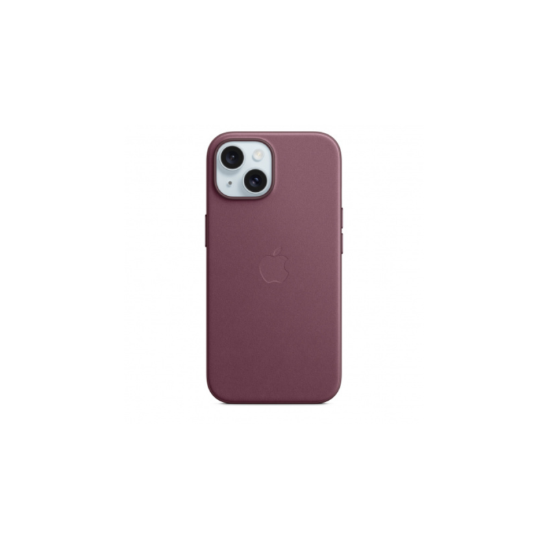 Apple Coque tissage fin Iphone 15 Plus avec MagSafe - Mulberry