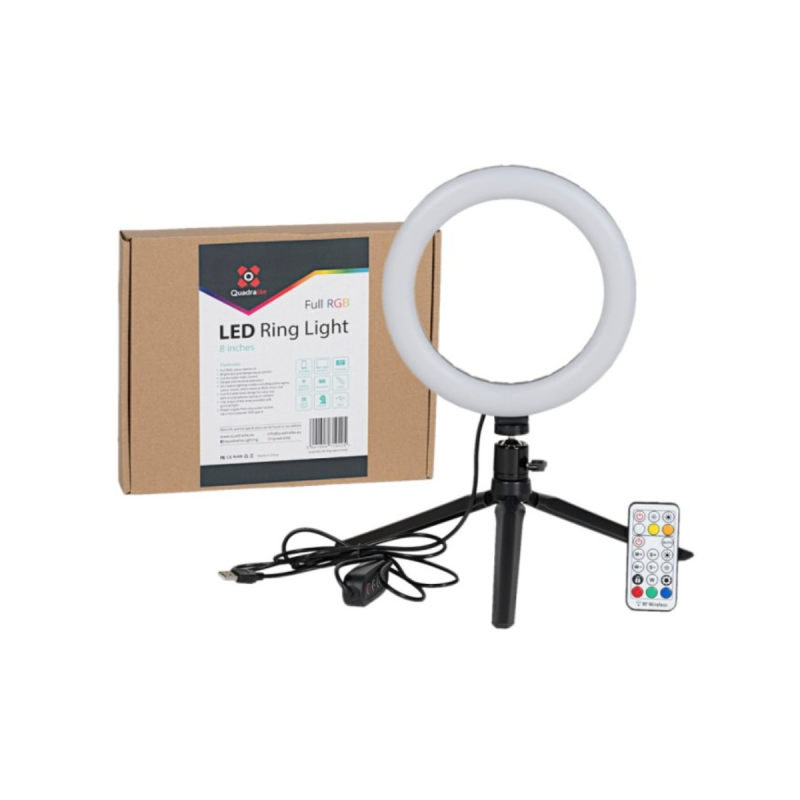 Quadralite LED Ring Light 8 inches