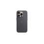 Apple Coque tissage fin Iphone 15 Pro avec MagSafe - Black