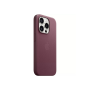 Apple Coque tissage fin Iphone 15 Pro avec MagSafe - Mulberry