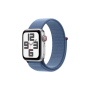 Apple Watch SE GPS+Cell. 40mm Silver Alu Winter Blue Sport Loop