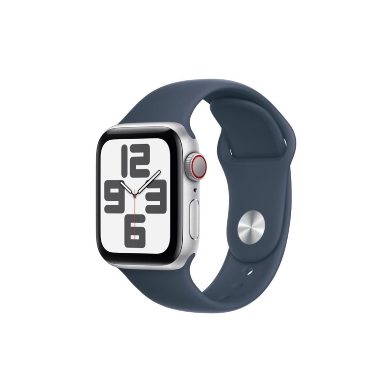 Apple Watch SE GPS 44mm Silver Alu Storm Blue Sport Band M/L