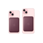 Apple Porte-cartes en tissage fin pour iPhone avec MagSafe - Mulberry
