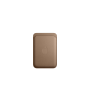 Apple Porte-cartes en tissage fin pour iPhone avec MagSafe - Taupe