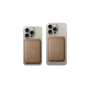 Apple Porte-cartes en tissage fin pour iPhone avec MagSafe - Taupe