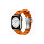 Apple Watch Hermès Series 9 GPS+Cell. 41mm Silver Orange Sport Band