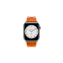 Apple Watch Hermès Series 9 GPS+Cell. 45mm Silver Orange Sport Band