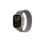 Apple Bracelet 49mm Green/Gray Trail Loop M/L