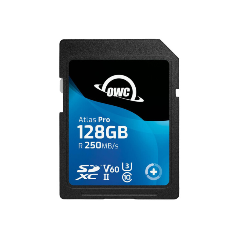 OWC 128GB Atlas Pro SDXC UHS-II V60 Media Card