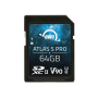 OWC 64GB Atlas S Pro SDXC UHS-II V90 Media Card